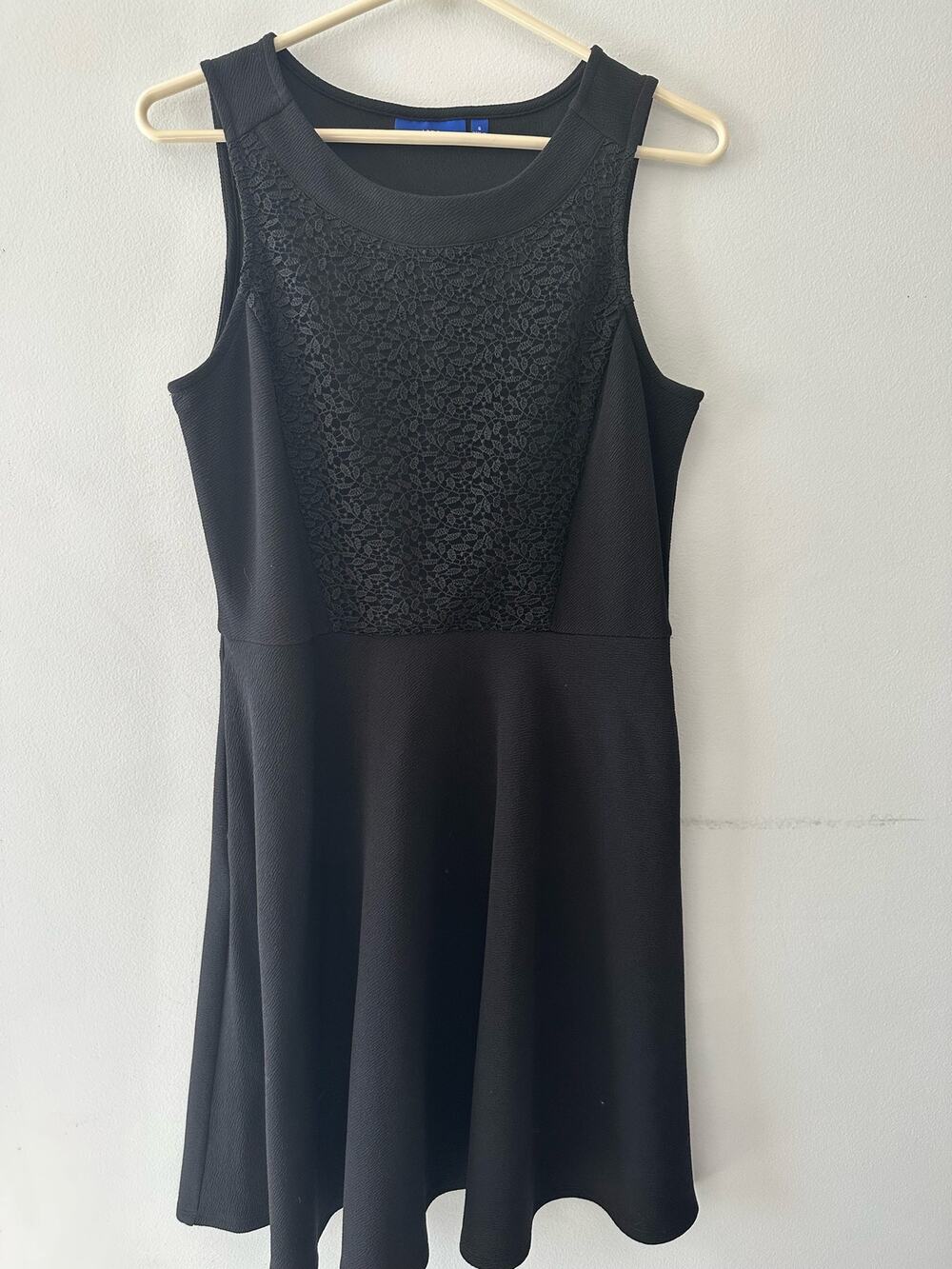 Apt. 9 Dress Women's Small Black Sleeveless Lace Cocktail A-line Office Business